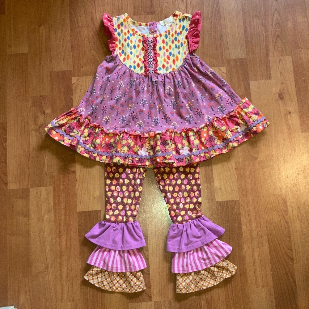 EUC Matilda Jane Outfit Girls 4-6